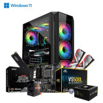 Prebuild PC | AMD Ryzen 5 5600GT| 16GB Ram | 500GB SSD | 500W SMPS | RGB Gaming Cabinet with 3 Year Warranty